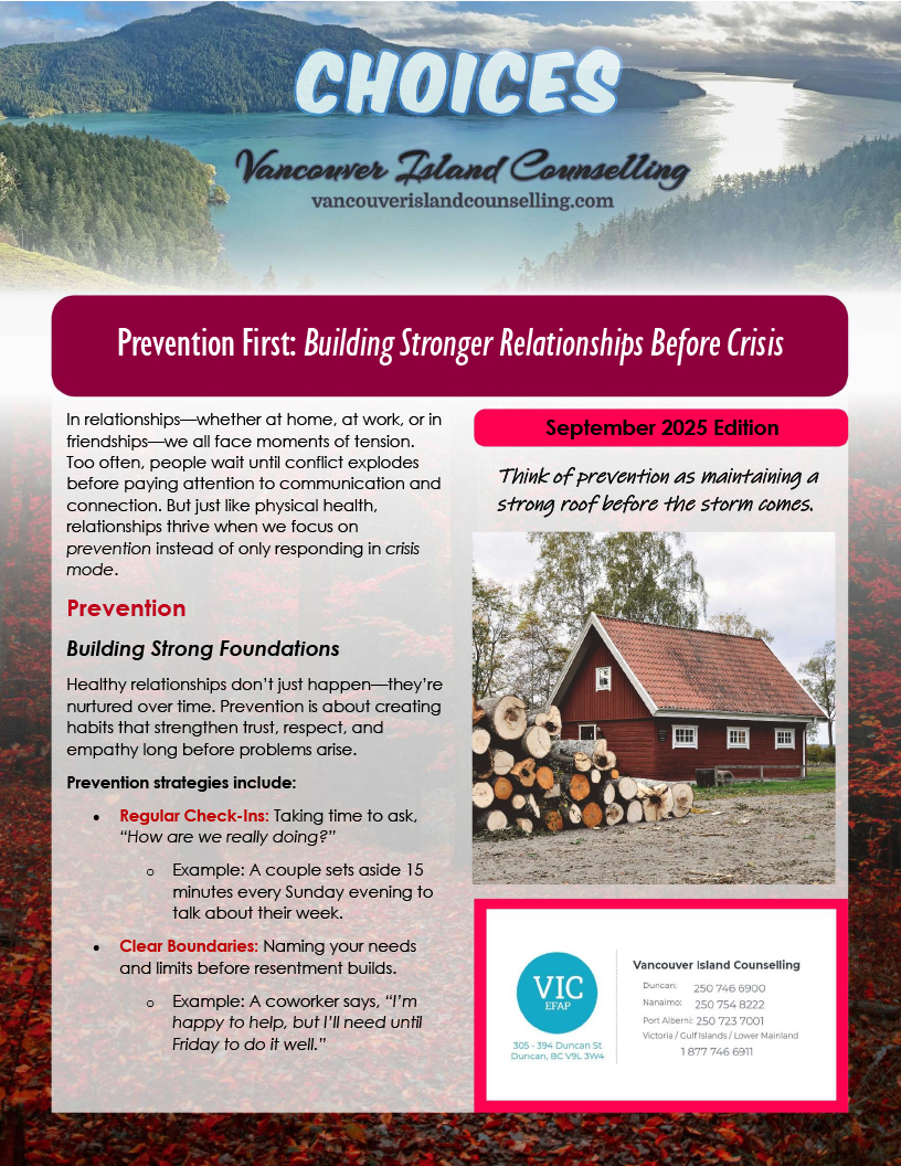 Prevention First: Building Stronger Relationships Before Crisis