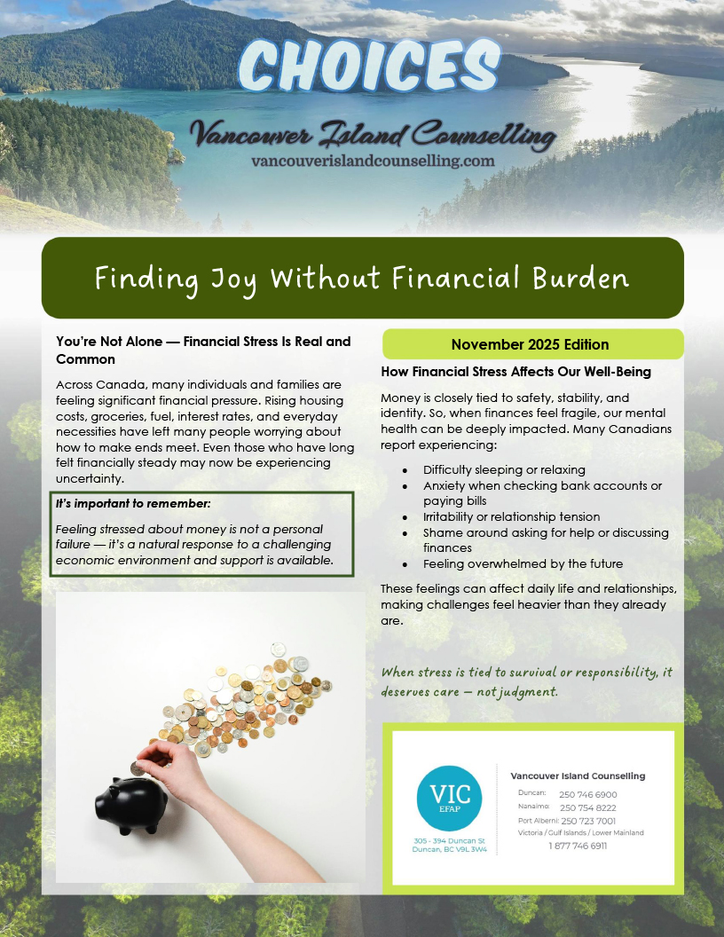 Finding Joy Without Financial Burden