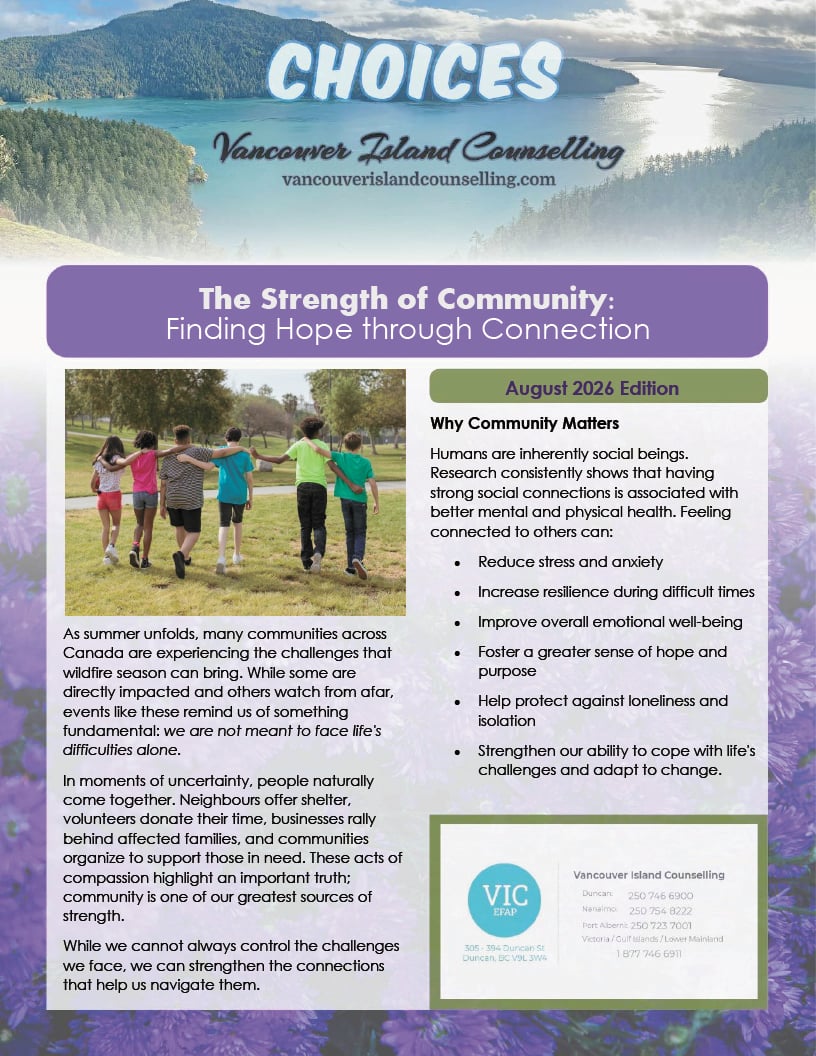 The Strength of Community: Finding Hope through Connection